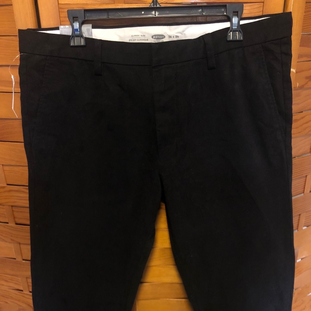 Men’s Old Navy Pants - Blk., Classic Slim; W/ TAGS
